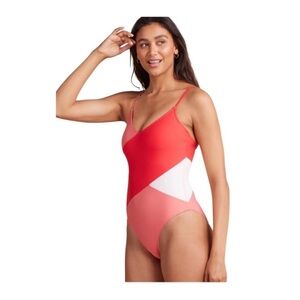 Colorblock One-Piece Swimsuit